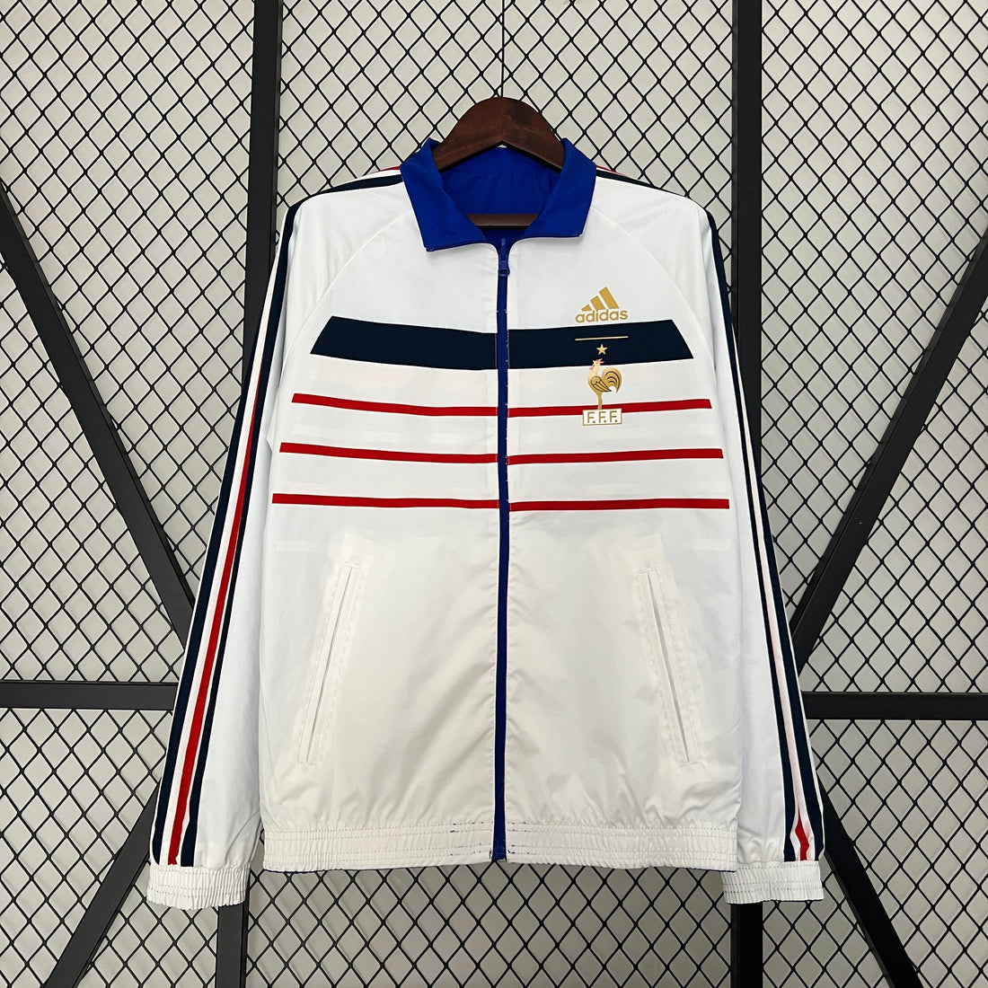 france reversible soccer windbreaker