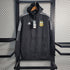 argentina black soccer windbreaker