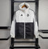 real madrid soccer windbreaker black and white