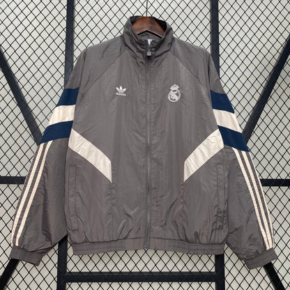 real madrid soccer windbreaker