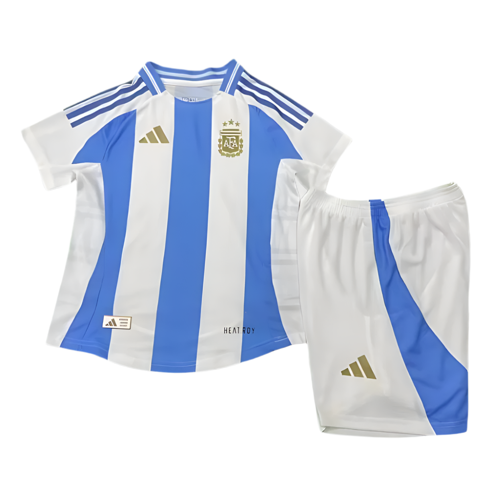 messi argentina kids football kit copa 2024 2025 away