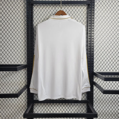 retro real madrid jersey long sleeves 2011 2012