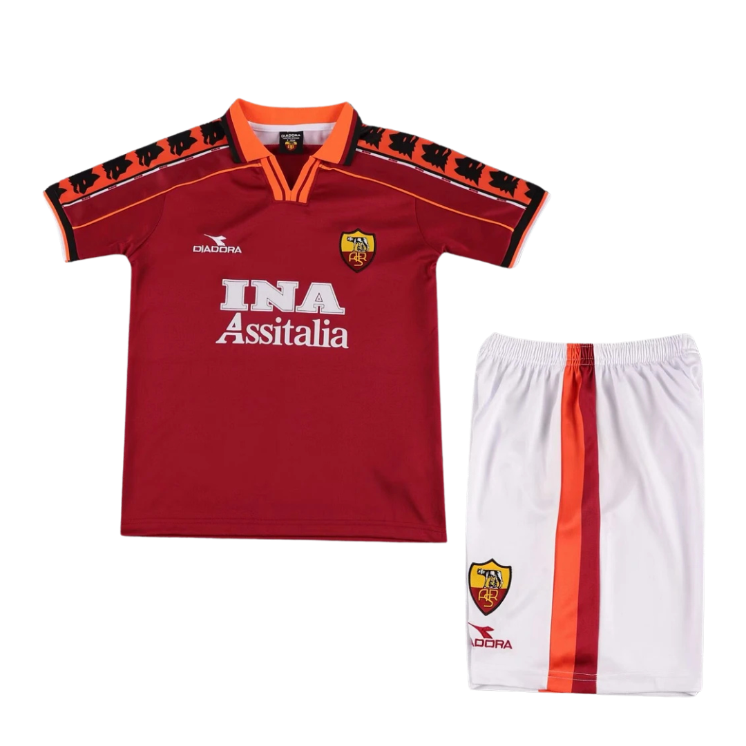 AS Roma Home 1998-1999 - Kids Kit