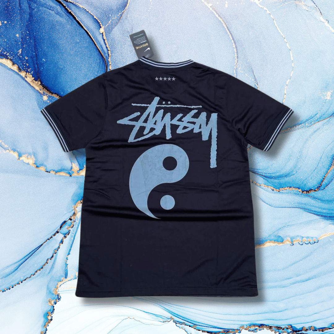 brazil stussy shirt black