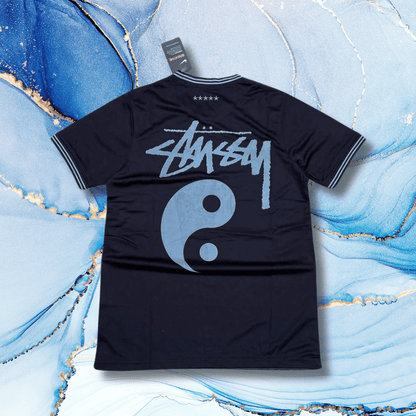 brazil stussy shirt black