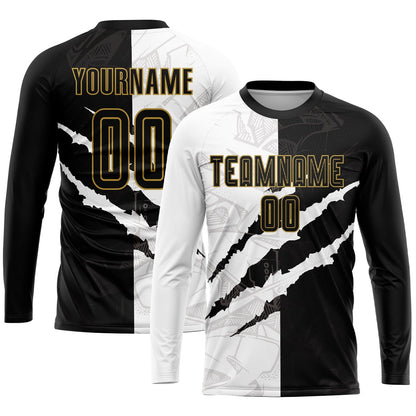 black-old-gold-graffiti-generic-brandless-football-kit