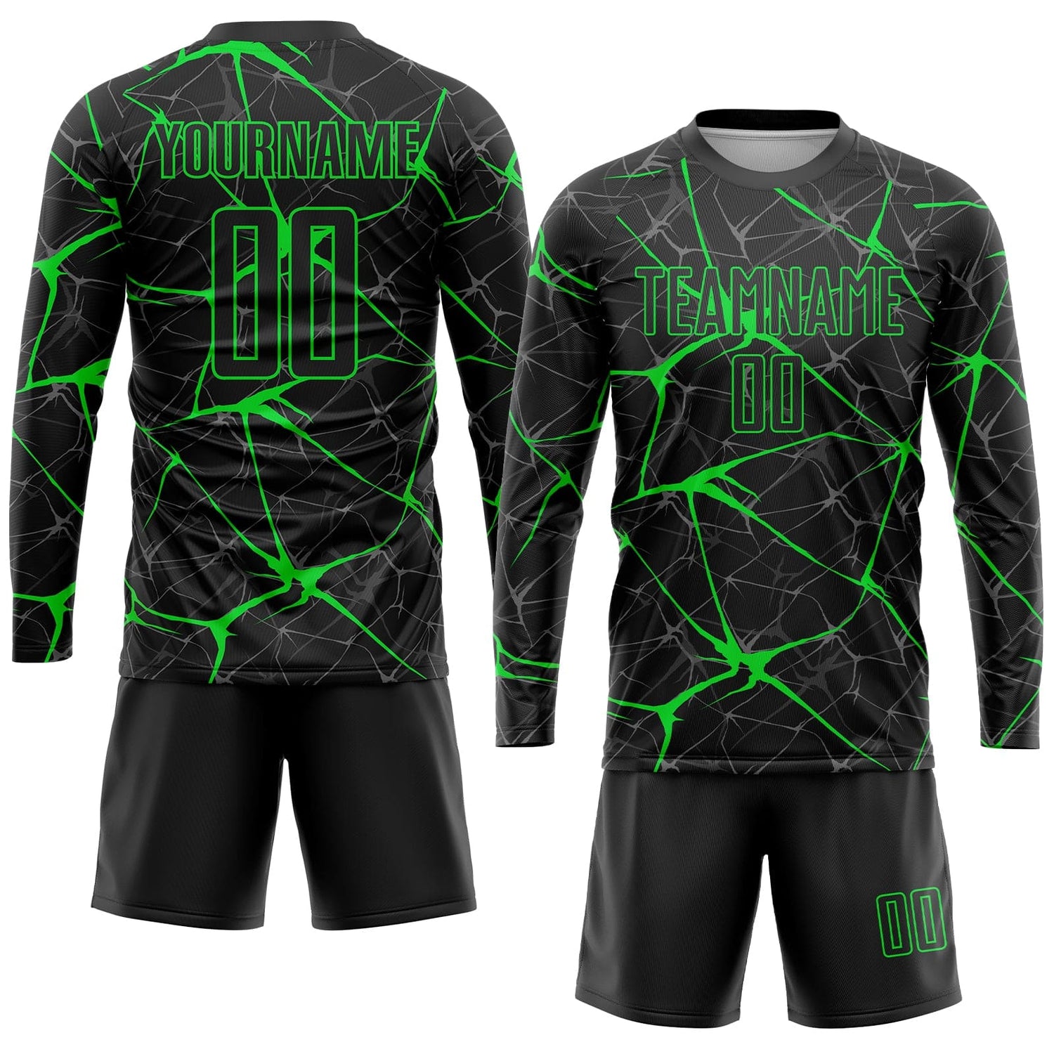 black-neon-green-generic-brandless-football-kit