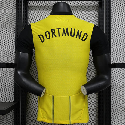 Borussia Dortmund 2024/2025 Home soccer Shirt from the back