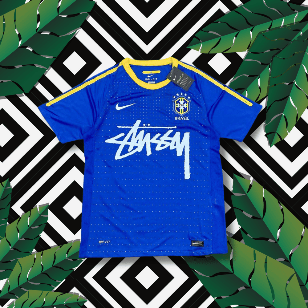 stussy x brazil jersey limited edition