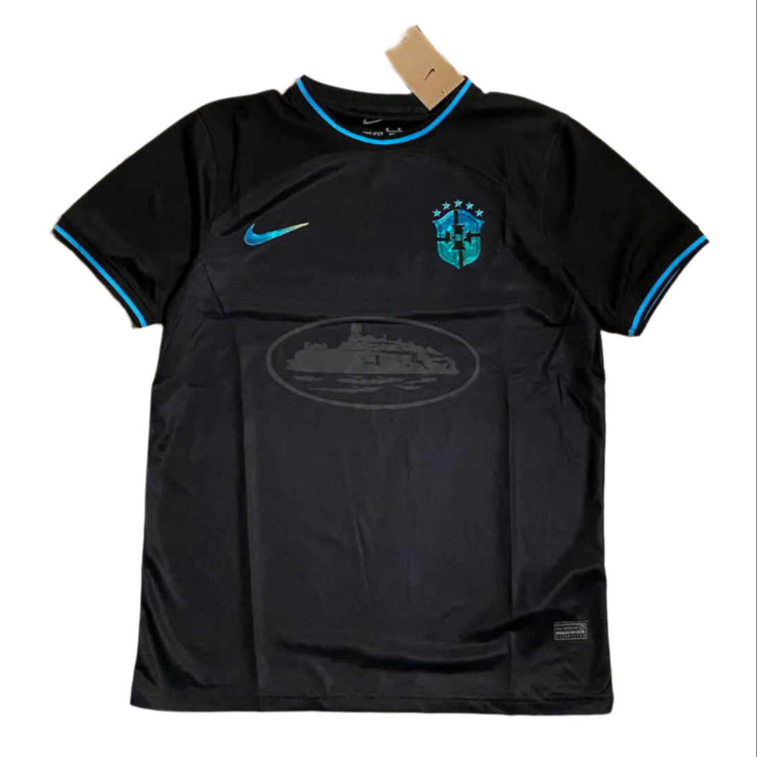 brazil corteiz jersey limited black edition