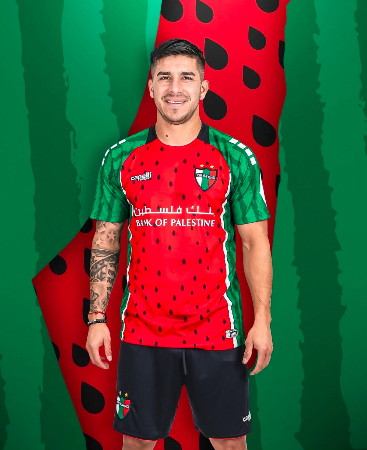 Palestino Watermelon Jersey   Palestine 2025/26