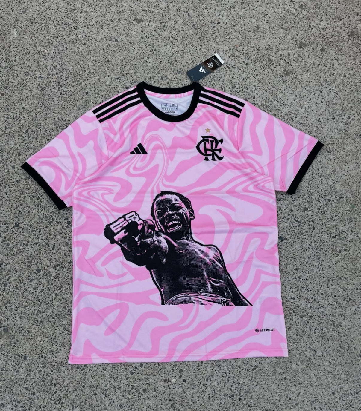 Flamengo City of God Zé Pequeno Jersey - Pink Limited Edition