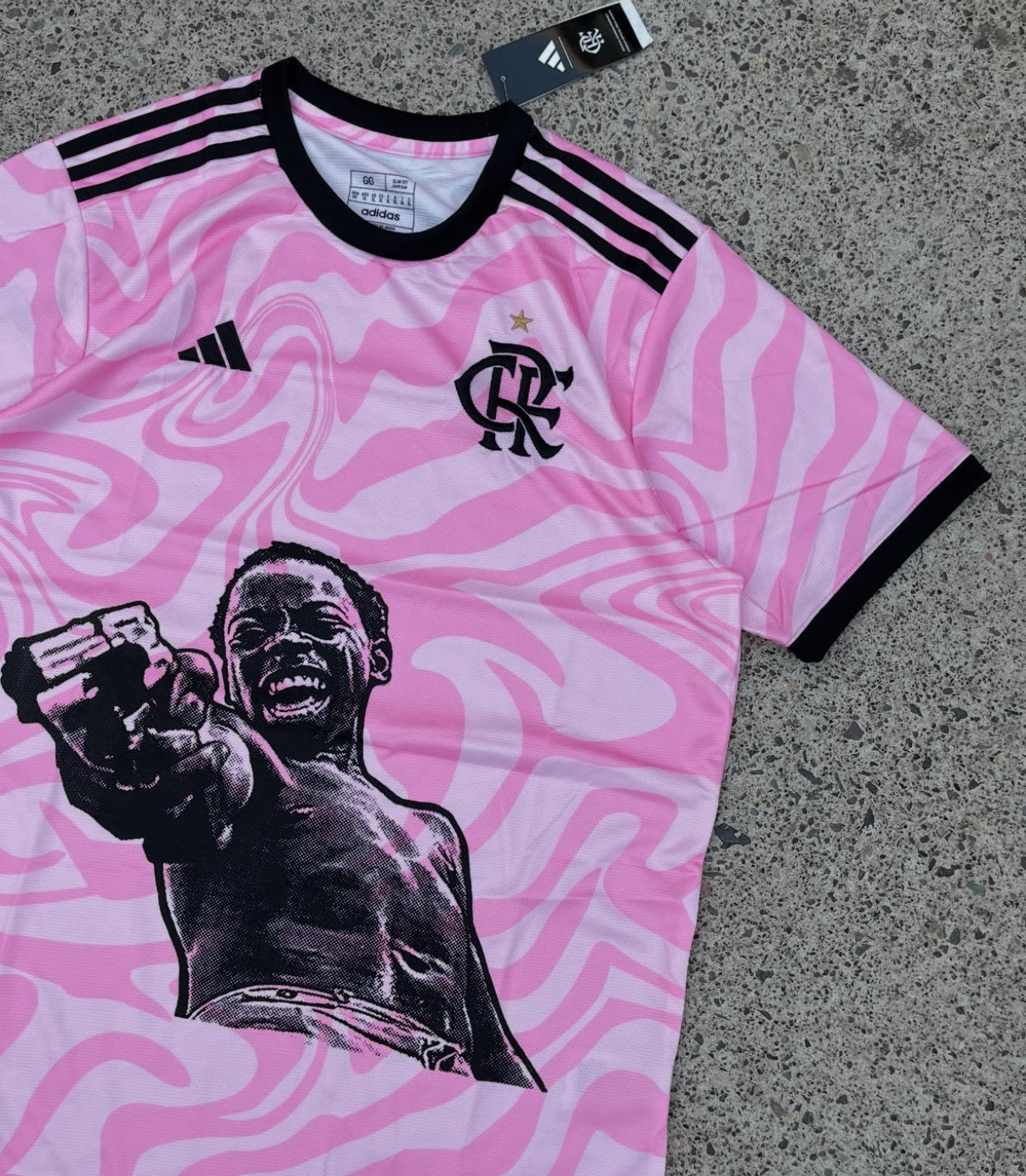 Flamengo City of God Zé Pequeno Jersey - Pink Limited Edition