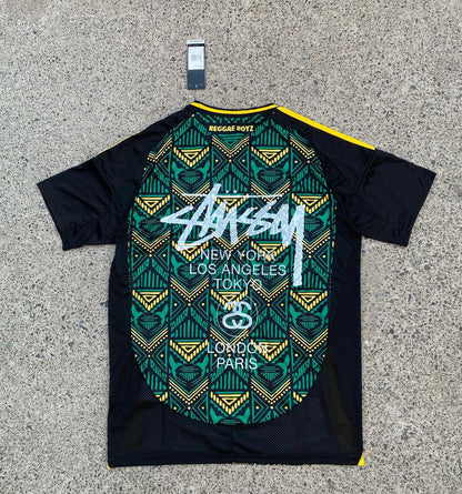 jamaica x stussy soccer jersey special edition 2024 2025