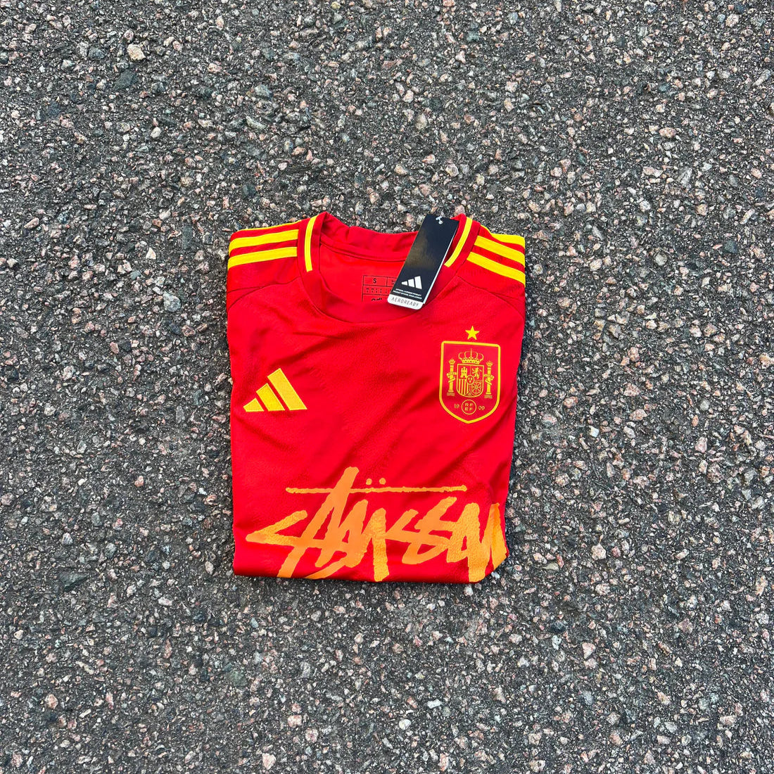 Spain stussy soccer jersey soccer jersey