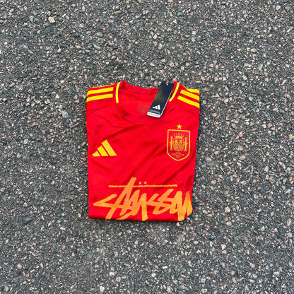 Spain stussy soccer jersey soccer jersey