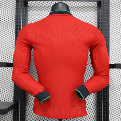 portugal shirt 2024 25 home long sleeve