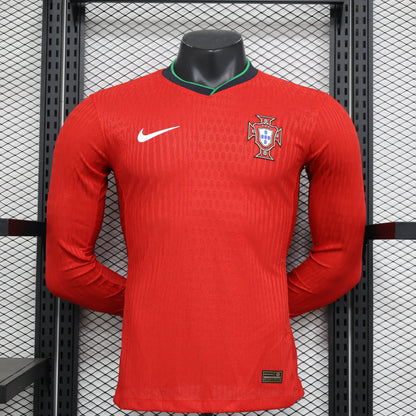 portugal shirt 2024 25 home long sleeve