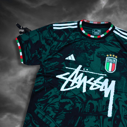 italy-stussy-shirt-green-roman-edition