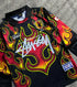 JAPAN Retro FIRE X stussy soccer Shirt LIMITED EDITION football KIT shirt soccer Shirt tshirt