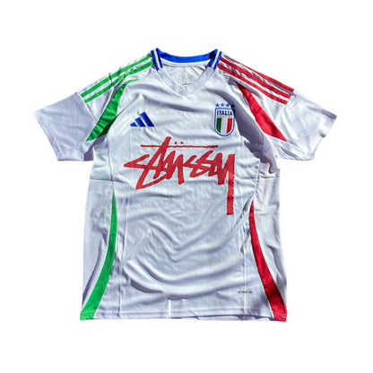 maillot stussy edition italie rouge