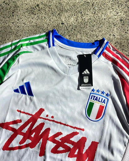 maillot stussy edition italie rouge