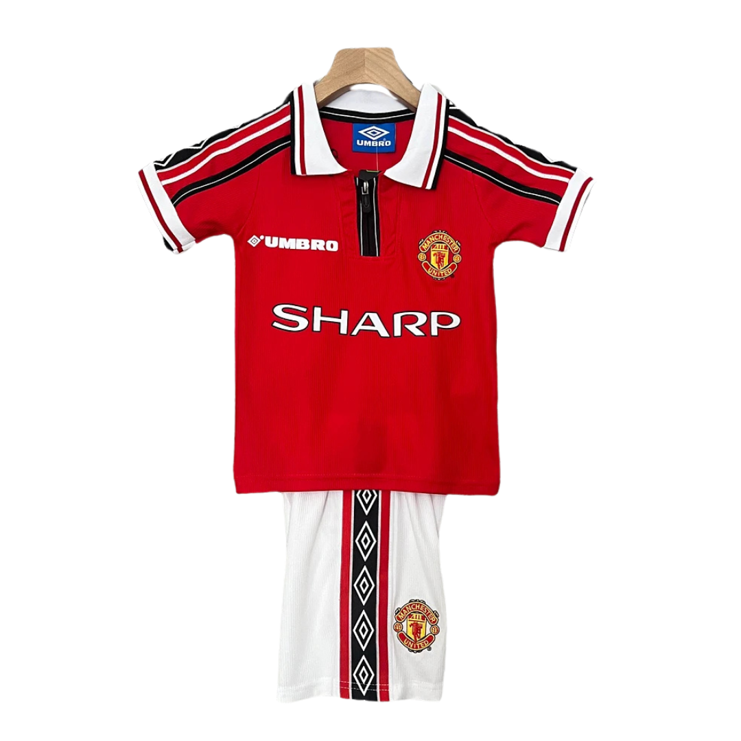 Manchester United Home 1998-1999 - Kids Kit