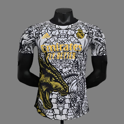 Real Madrid gold Dragon Edition jersey