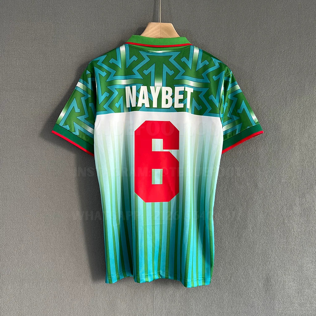 Morocco Retro 94 Away football Kit shirt soccer jersey t shirt from the back