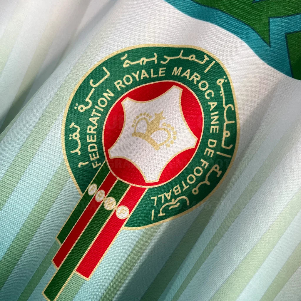 Morocco Retro 94 Away football Kit shirt soccer Shirt t shirt logo