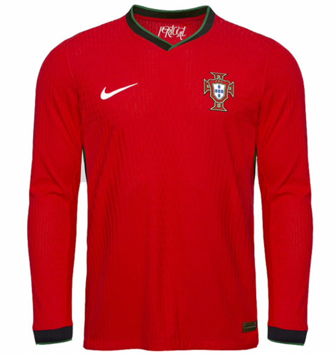 Portugal Jersey 2024 25 Home Long Sleeve