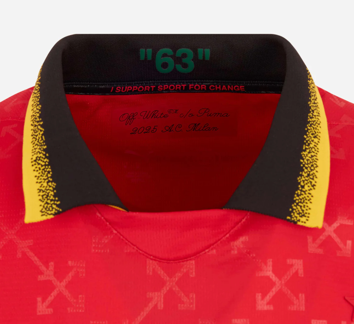 AC Milan Off White Jersey   2024 25 RED