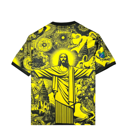 Brazil Jesus Corteiz Jersey - Yellow Special Edition