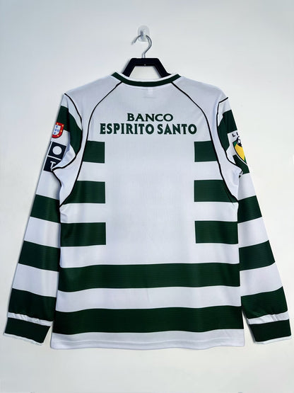 Sporting Portugal Langarm-Heimtrikot – 2001-03