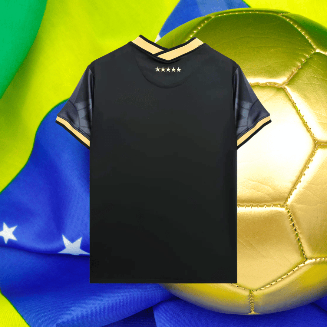 stussy soccer jersey Brazil Jersey Black Edition