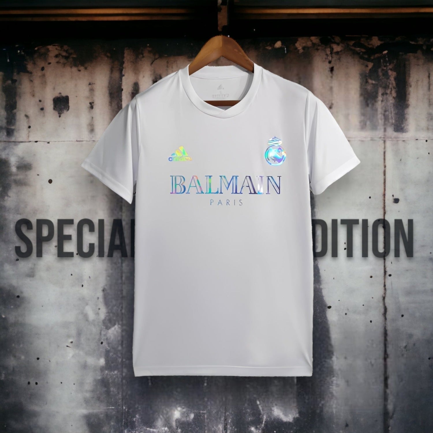2023 24 real madrid white balmain special edition kit