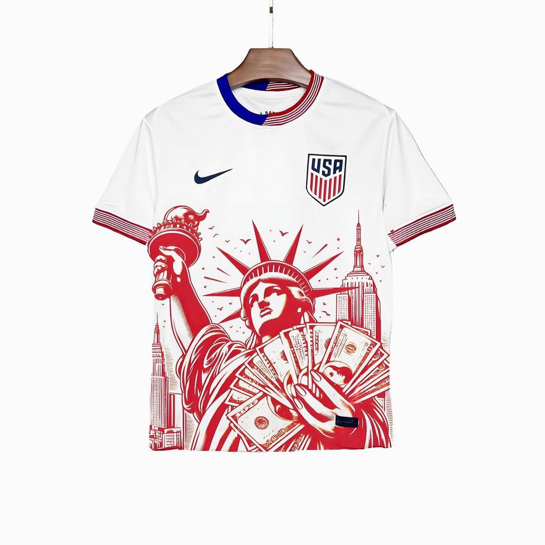 USA Freedom Jersey V2   White Version