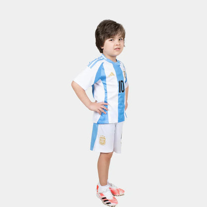 argentina home kids soccer Shirt 2024 2025 messi 10