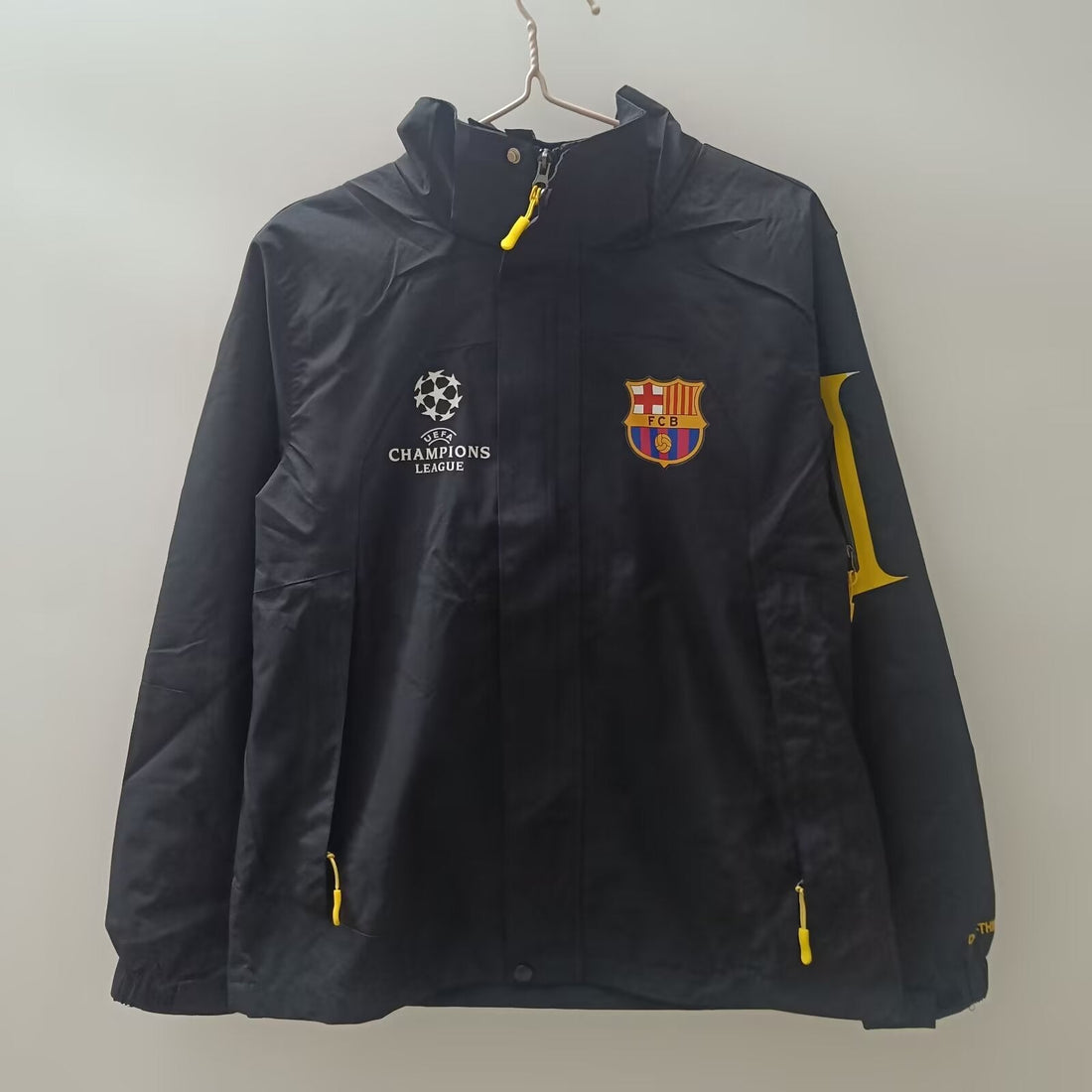 barcelona champions league soccer windbreaker