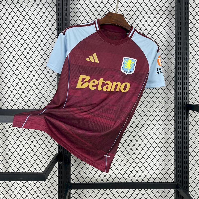 2025-26 Aston Villa Shirt Home
