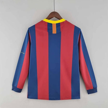 barcelona 2010 2011 long sleeve home Jersey