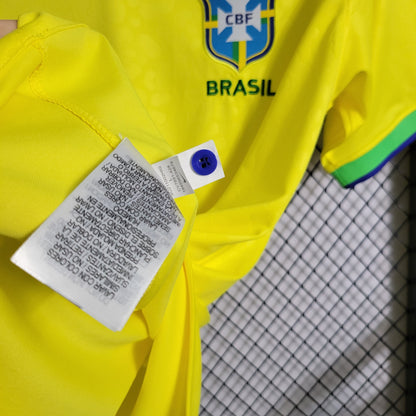Brazil Shirt   Home National Team World Cup 22/23