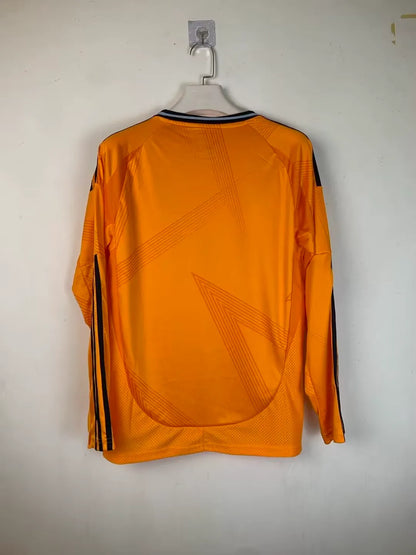 real madrid jersey 2024 25 orange long sleeves