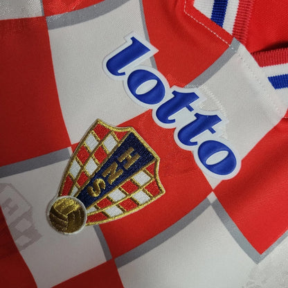 1998 Croatia Retro Jersey - Home