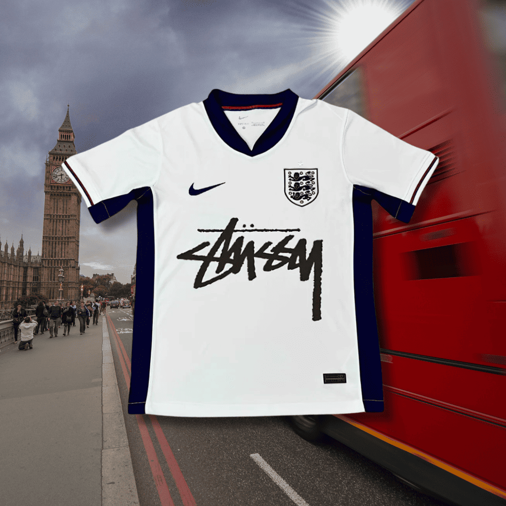 england stussy jersey concept