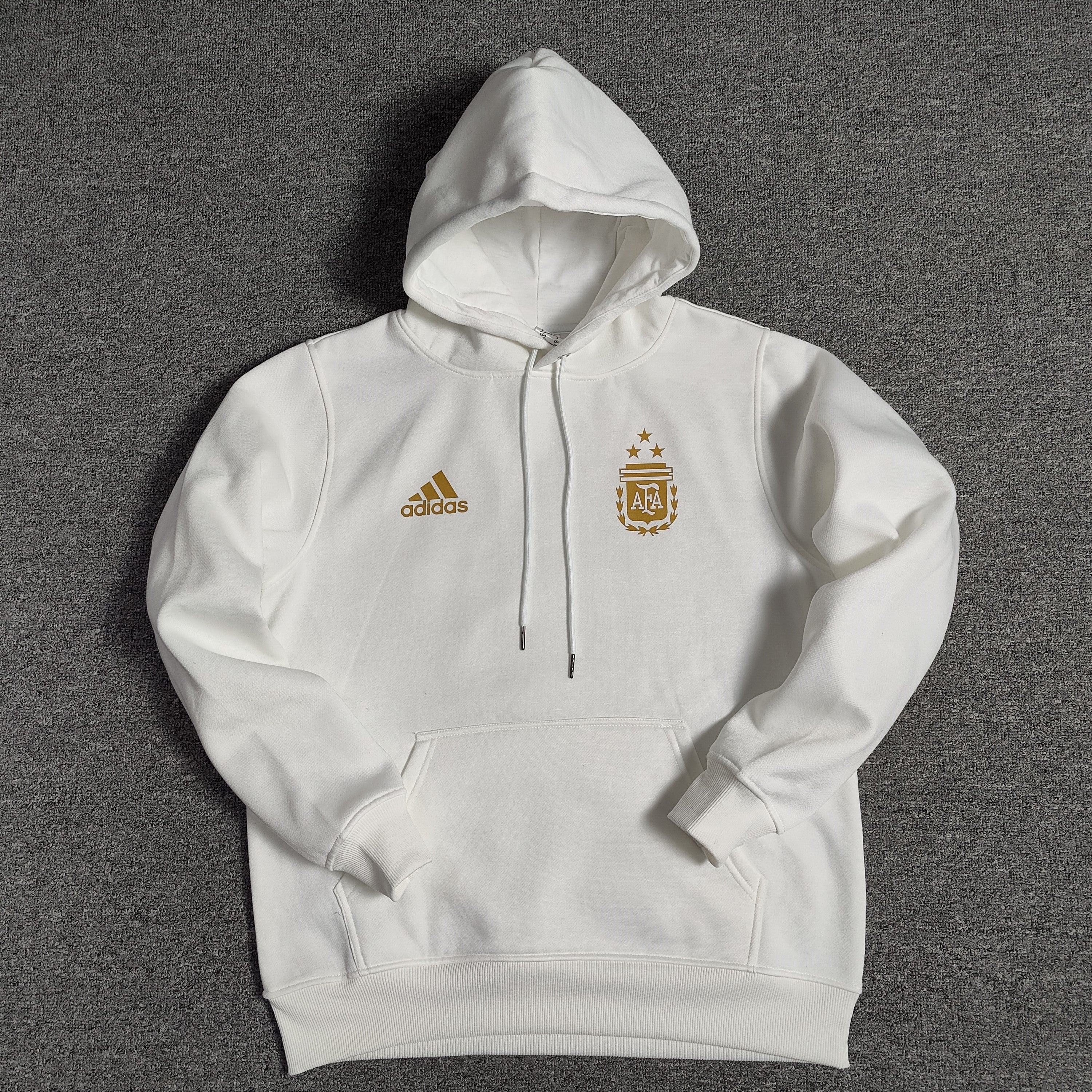 argentina messi soccer hoodie white