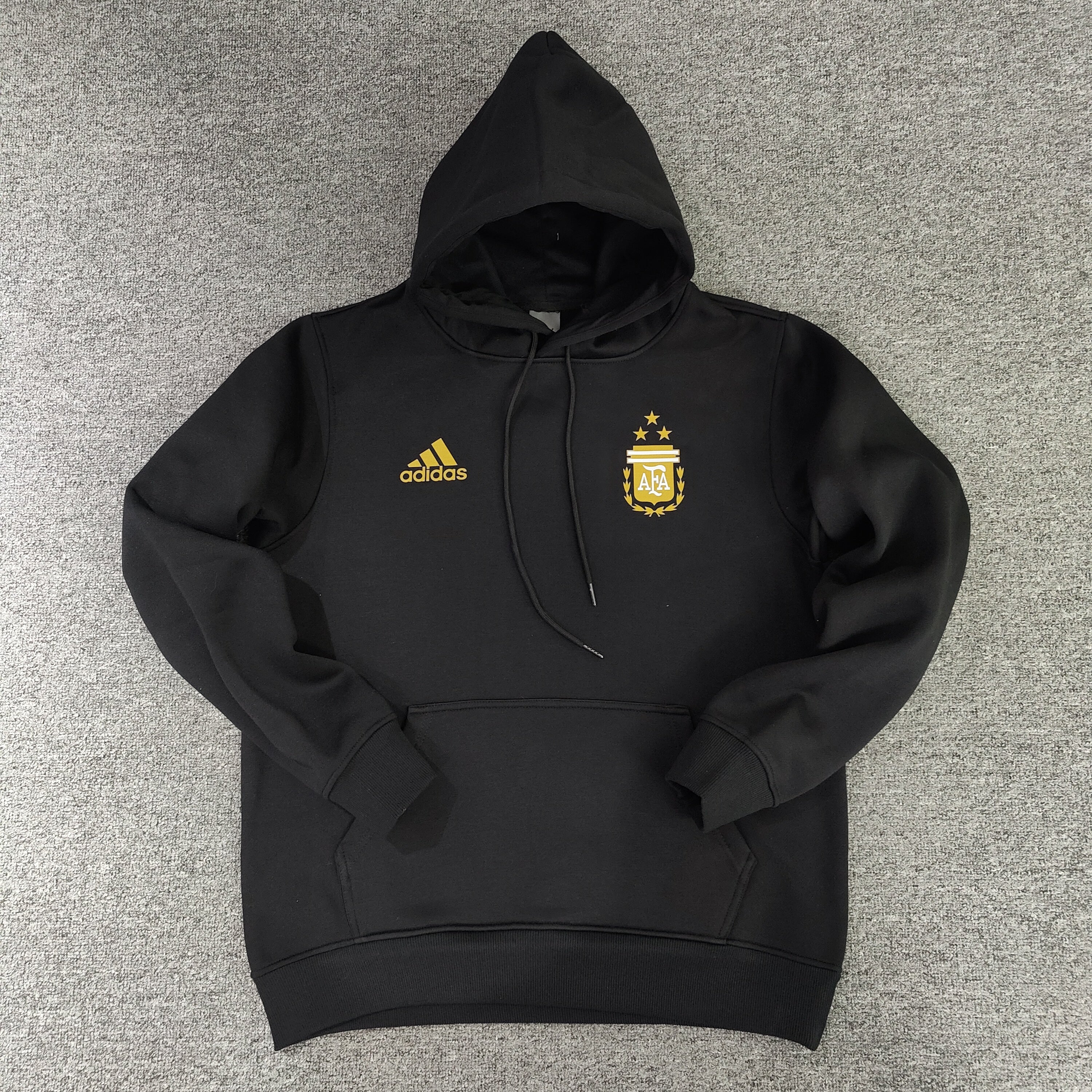 argentina messi soccer hoodie black