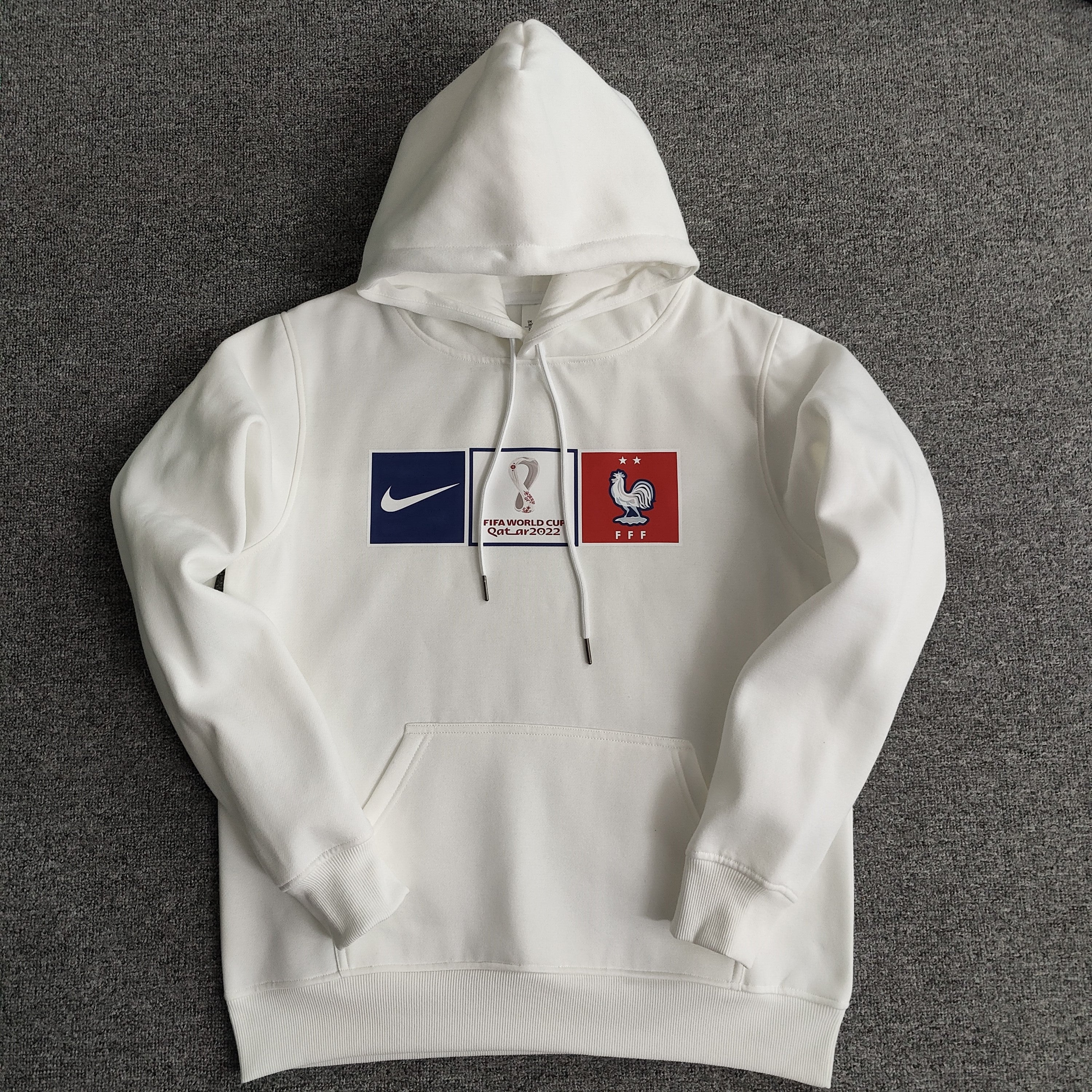 france world cup soccer hoodie white