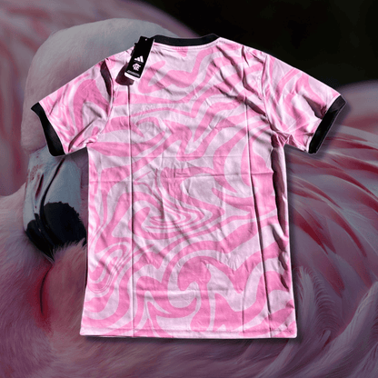 stussy flamengo shirt pink
