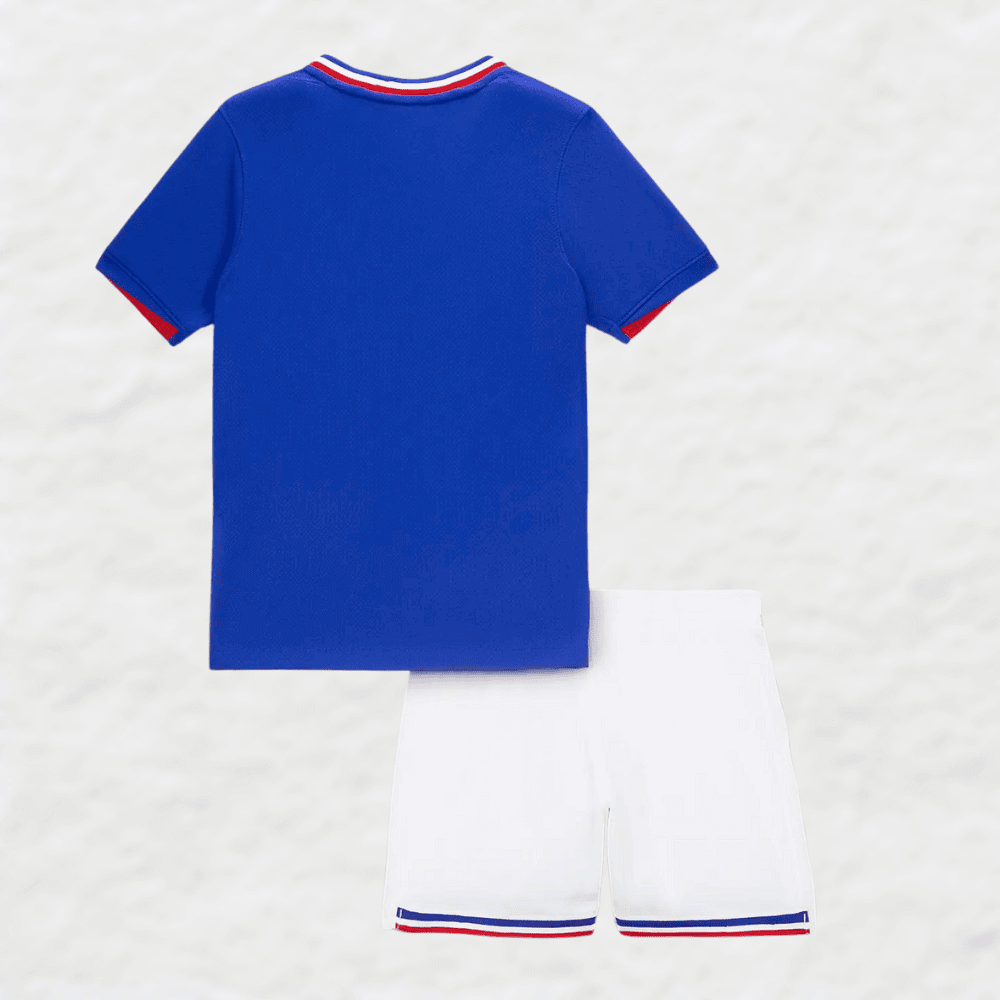 france euros 2024 home kids soccer jersey